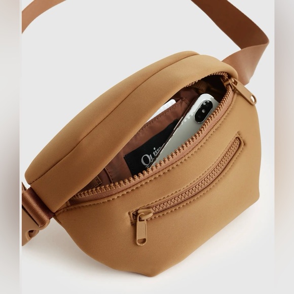Quince Handbags - NWT Quince All-Day Neoprene Belt Bag - Mocha